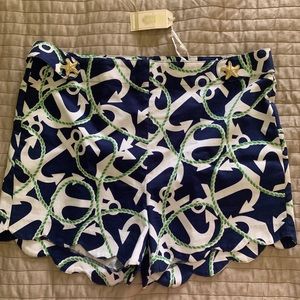 ❌❌SOLD❌❌ NWT Mudpie Shorts Navy Anchor, Size L